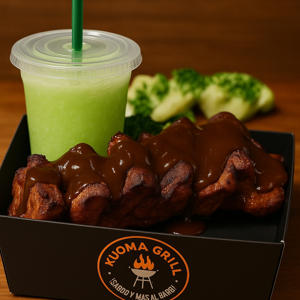 Costillas Ahumadas BBQ + Granizado