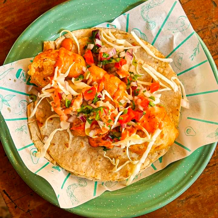 Taco Capeado de Camarón