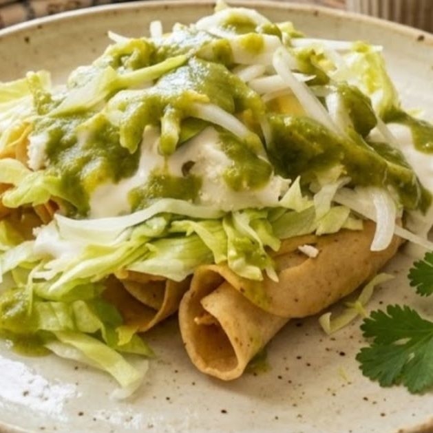 Flautas de Pollo o Papa