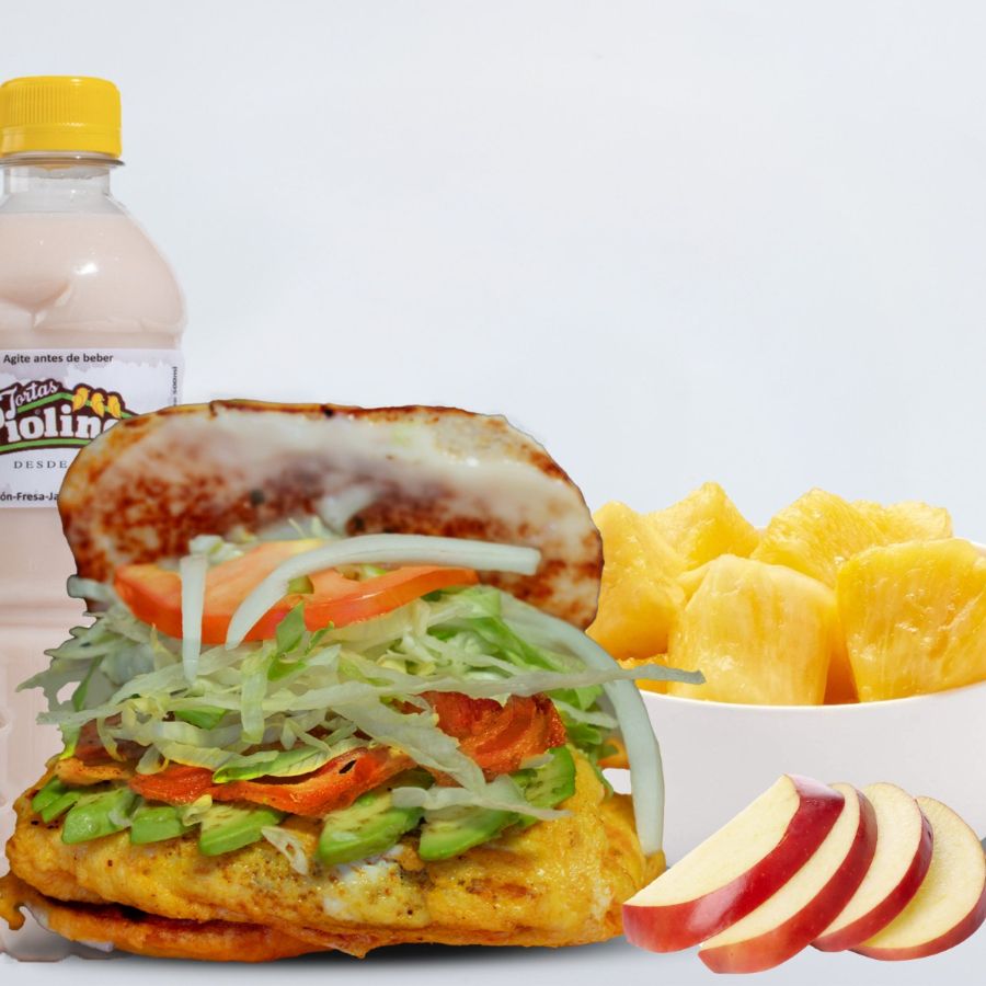 Torta de Omelette con Queso