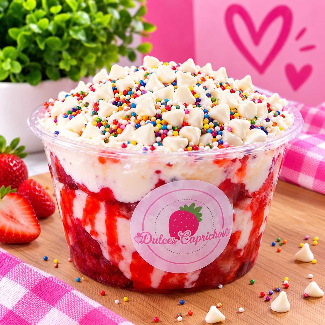 Fruta con Crema 16 Oz