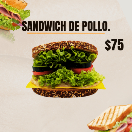 Sandwich de Pollo.