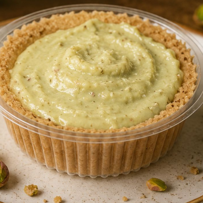 Tortinha de creme de pistache