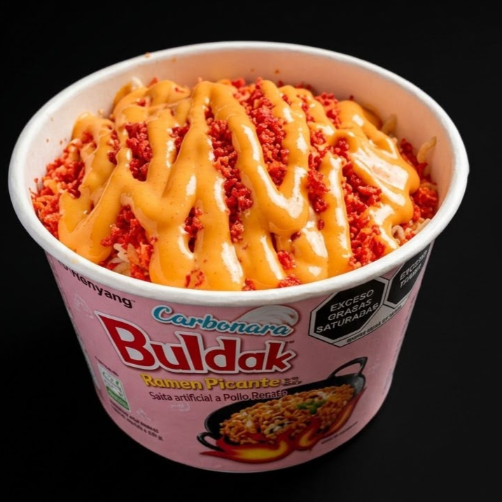 Buldak con Esquites