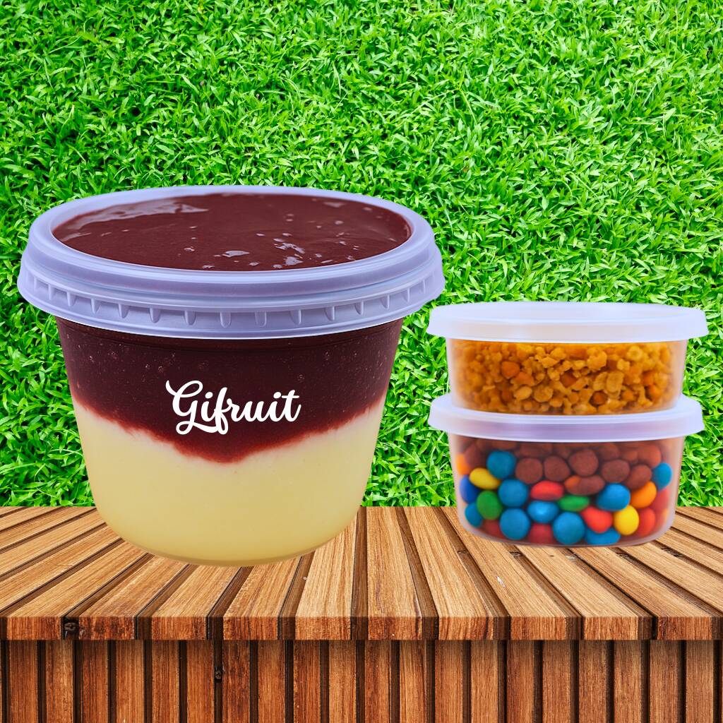 Acompanhamentos em potes separados