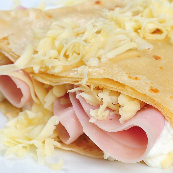 Crepa de Jamón con Queso Manchego