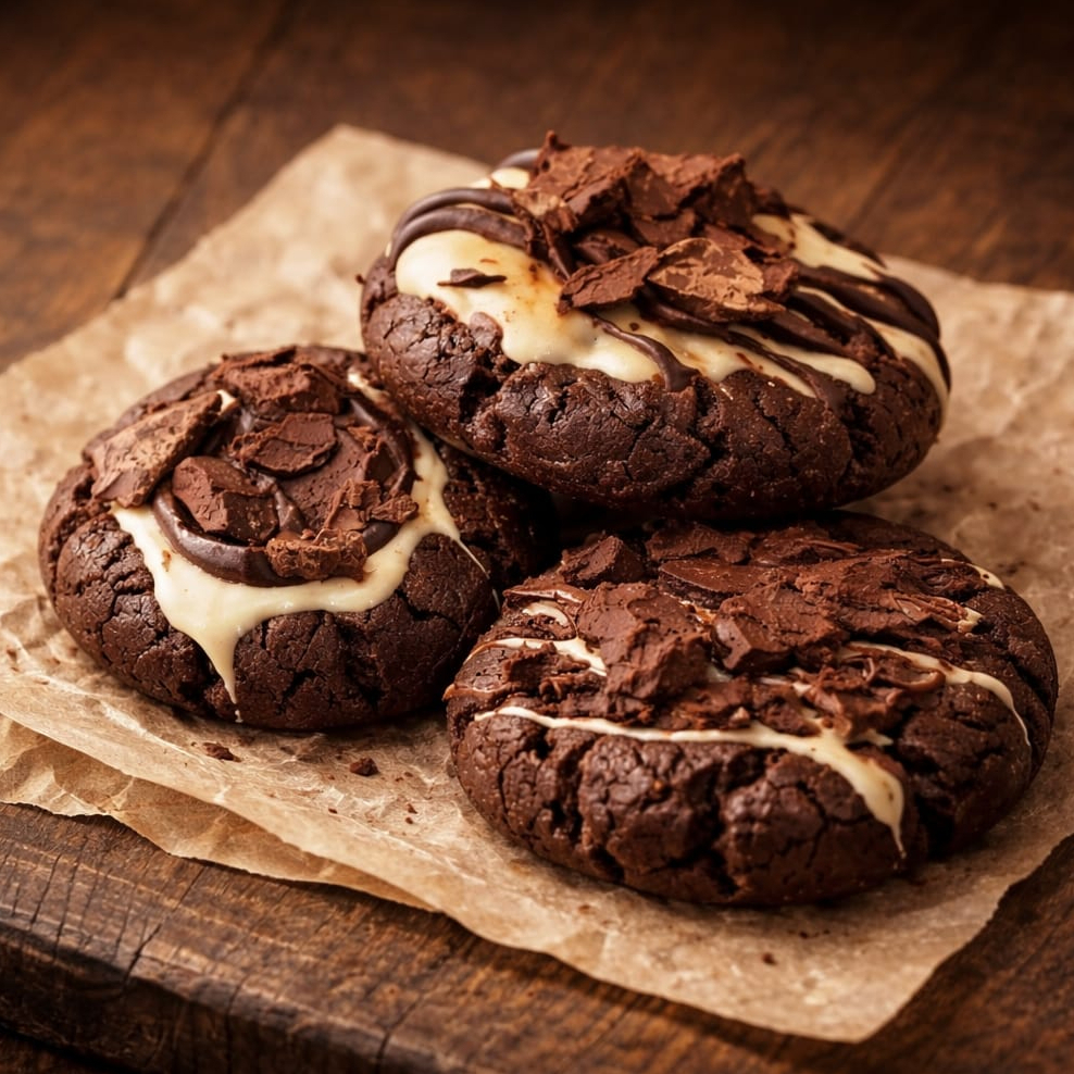 Galleta Crumble de 4 Chocolates