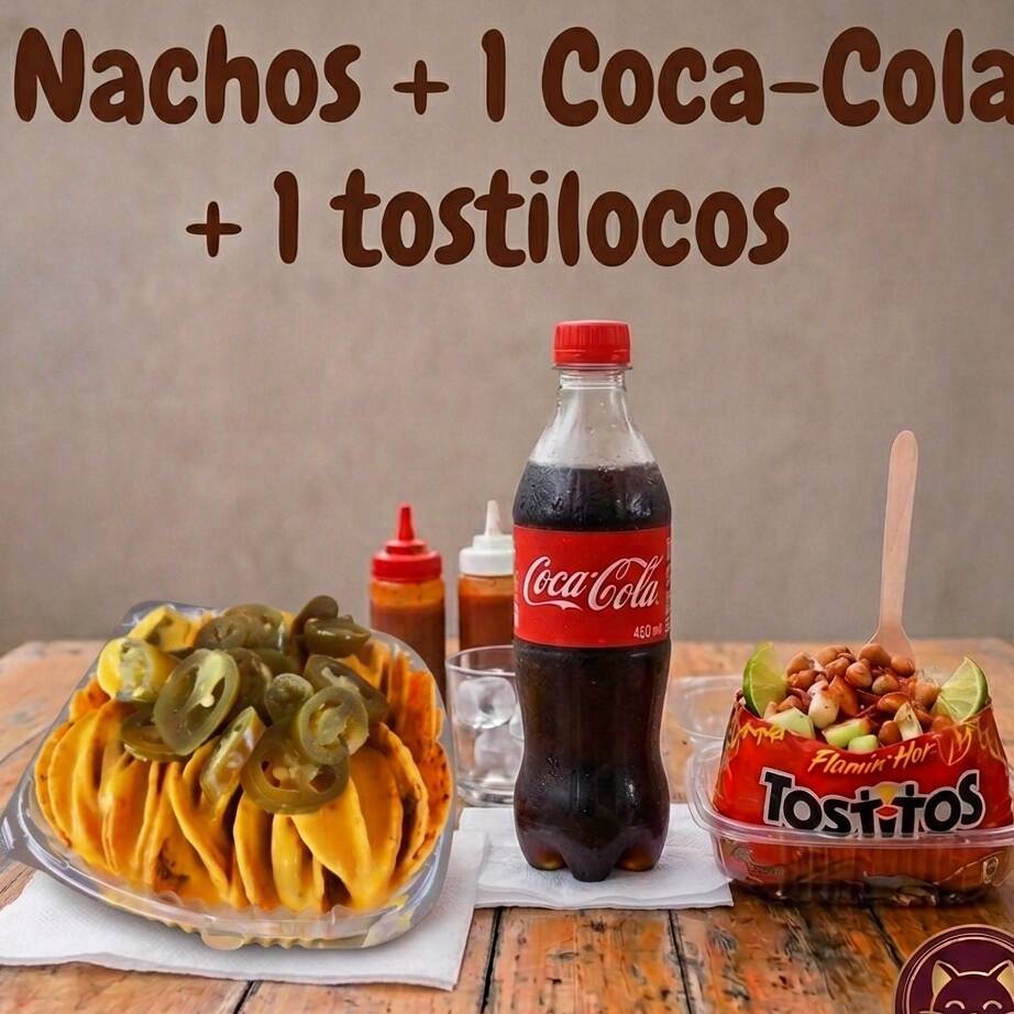Tostilocos + Nachos + Soda