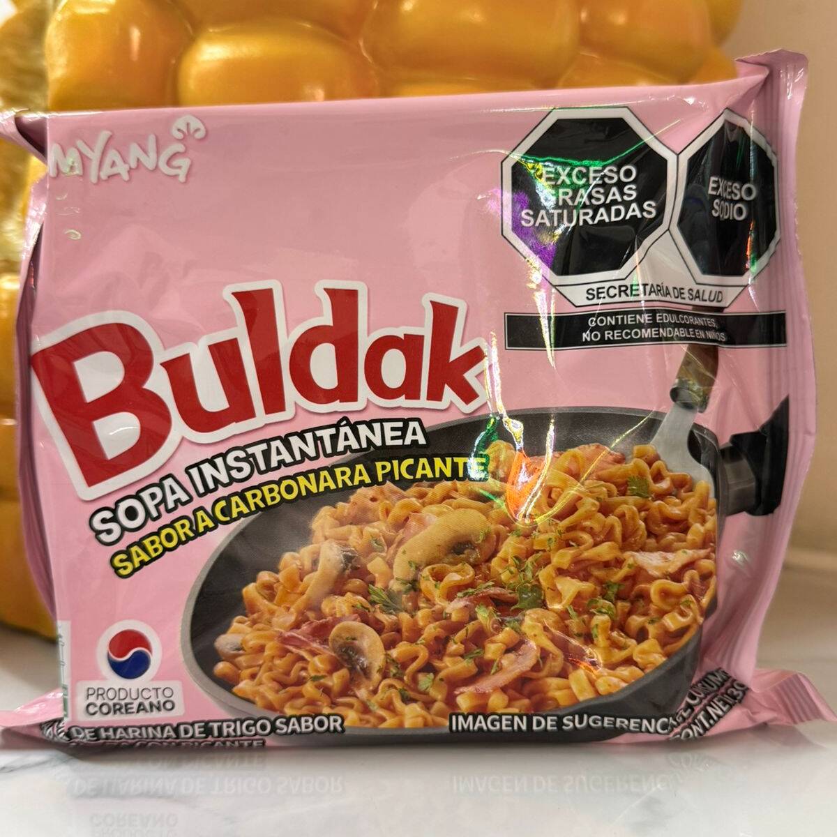 Esquite con Buldak Ramen