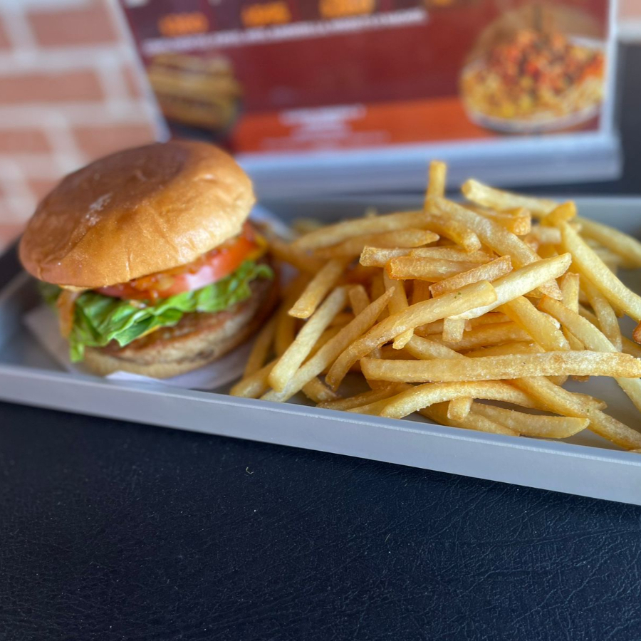 Combo - 2 Hamburguesas sencillas con papas