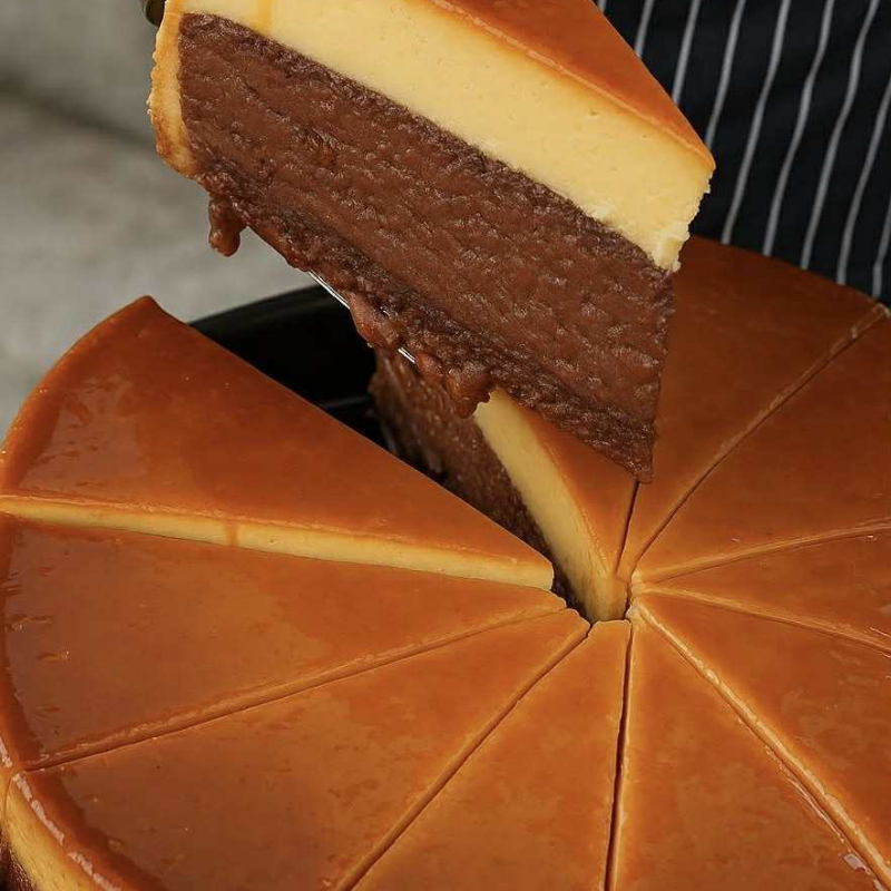 2 Rebanada de Chocoflan