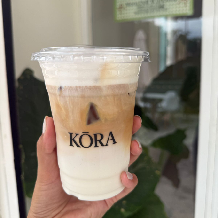 Foam vainilla latte