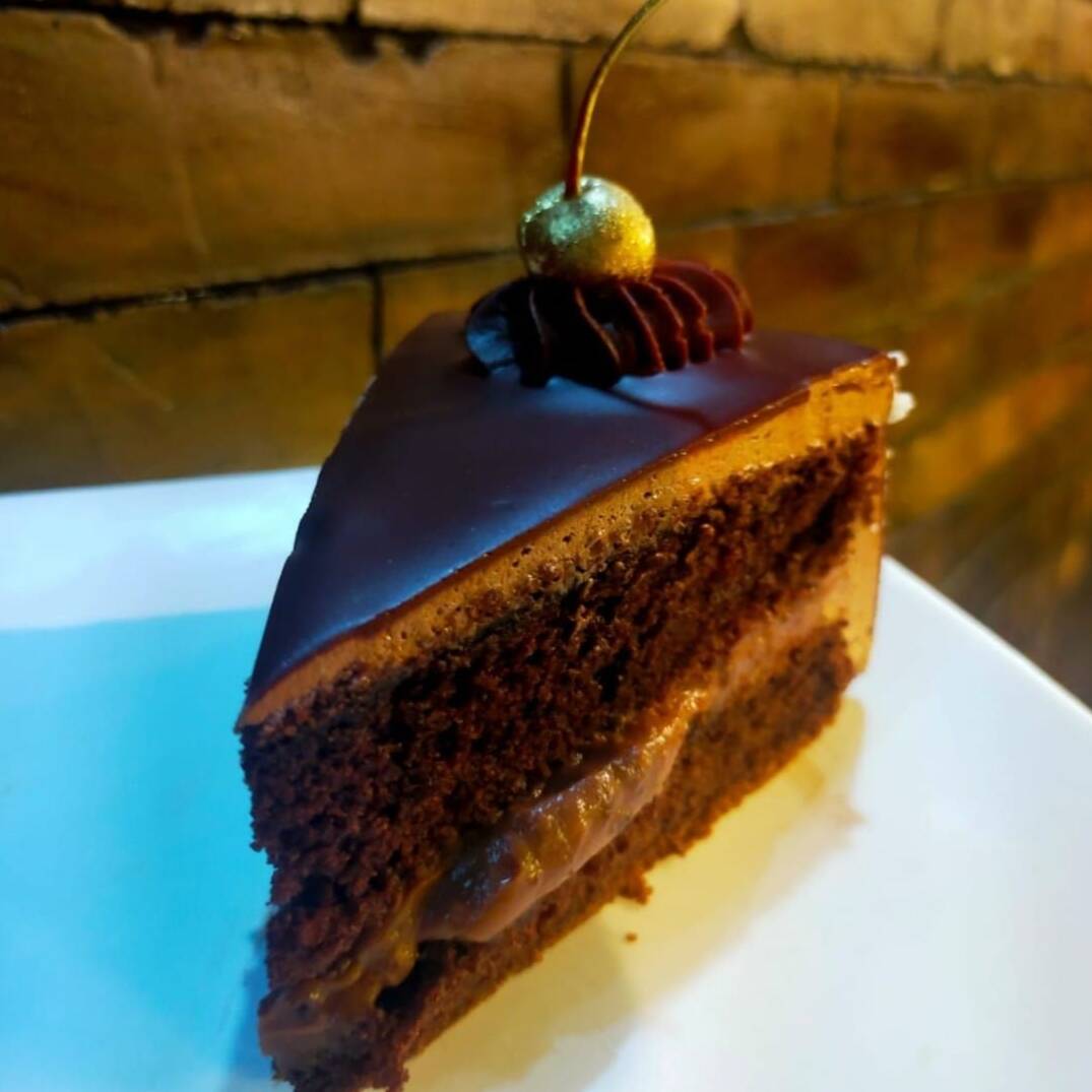 Rebanada de Pastel de Chocolate