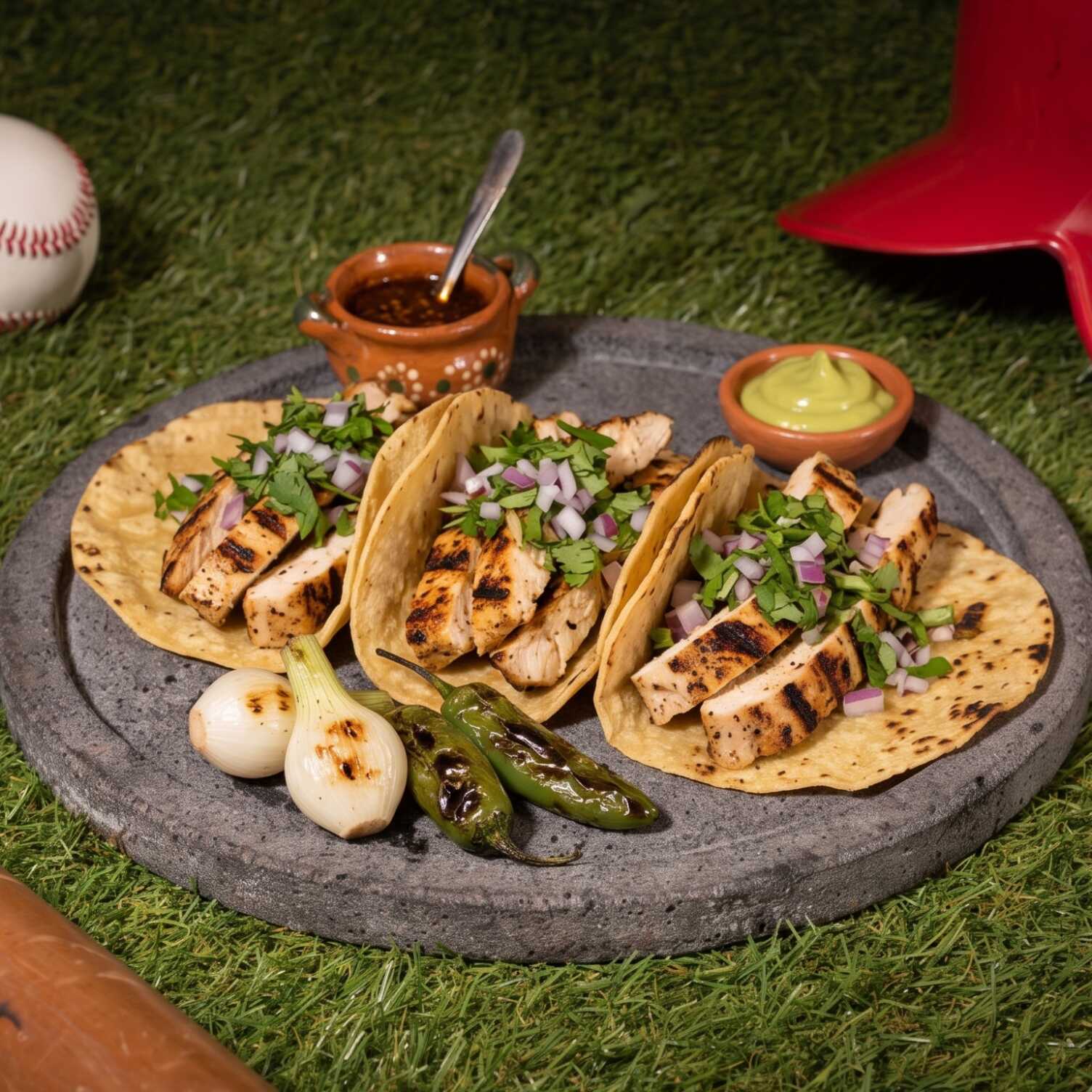 Tacos De Pollo Al Grill