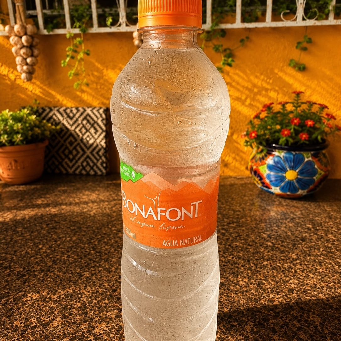 Agua Natural Bonafont 600ml.