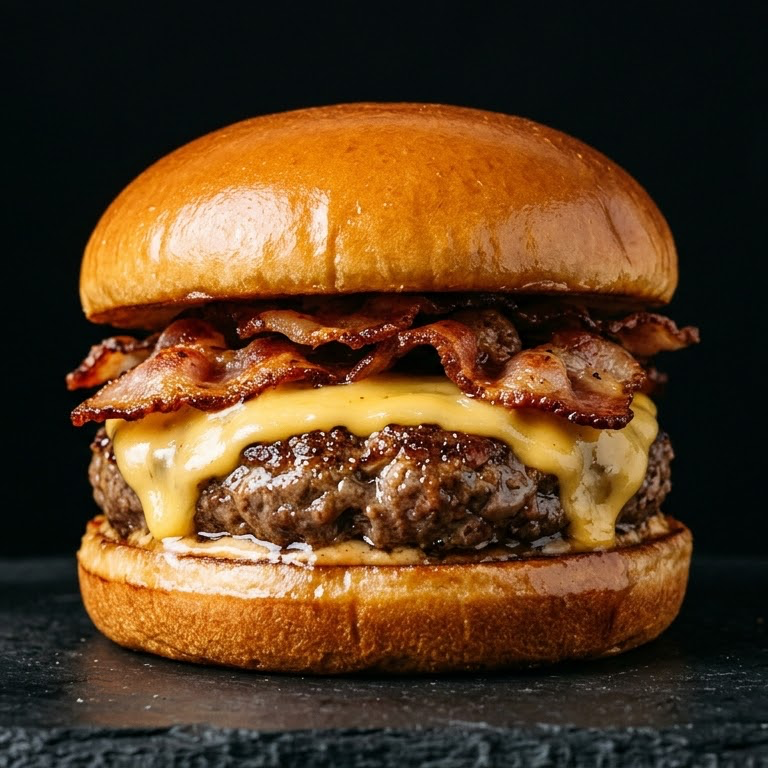 Burger Sirloin Extra Queso Tocino