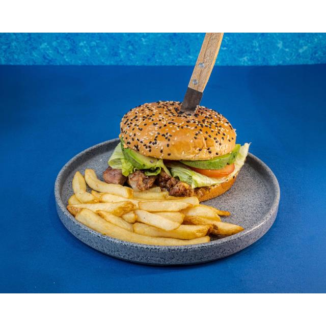 HAMBURGUESA ARRACHERA