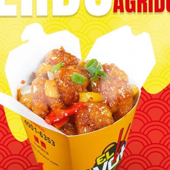 Cerdo en salsa agridulce