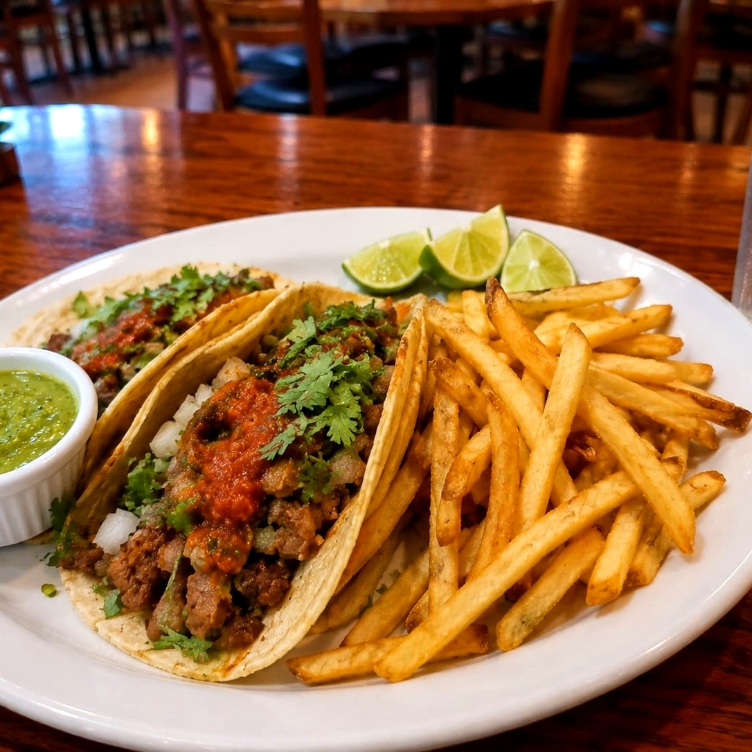 Tres tacos ala parrilla a escoger
