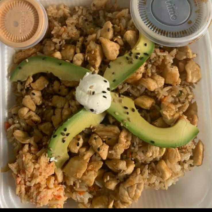 Arroz Frito de Pollo
