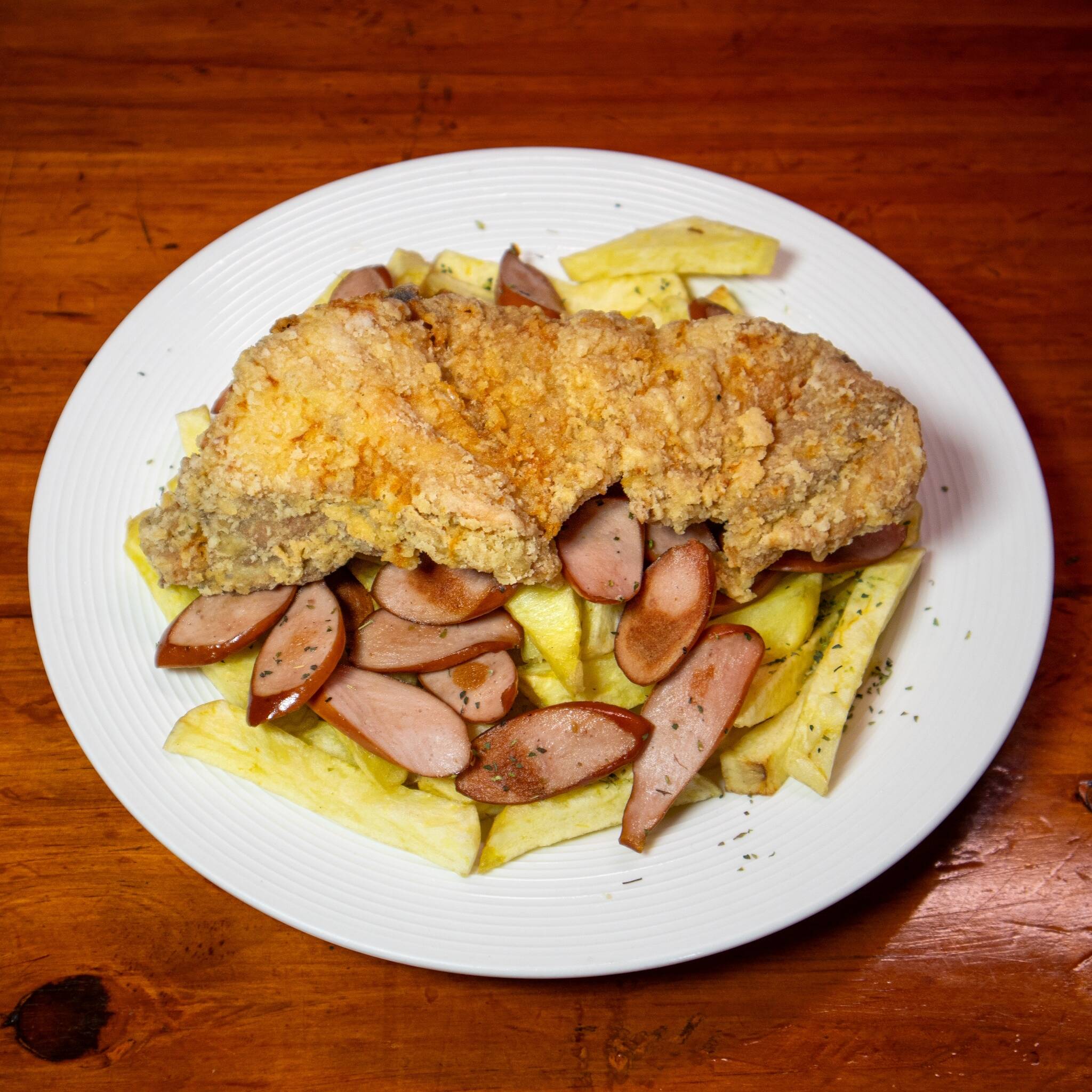 Pierna Salchi Broaster