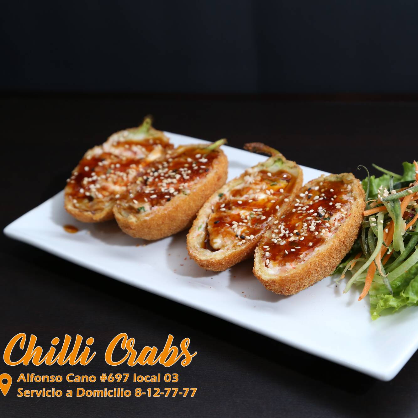 Chili crabs tampico.