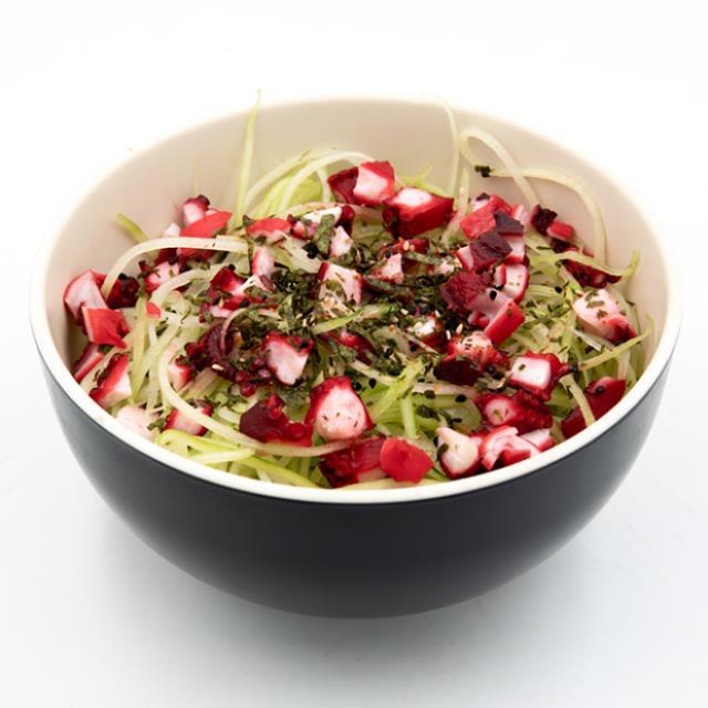 Ensalada Sunomono Tako