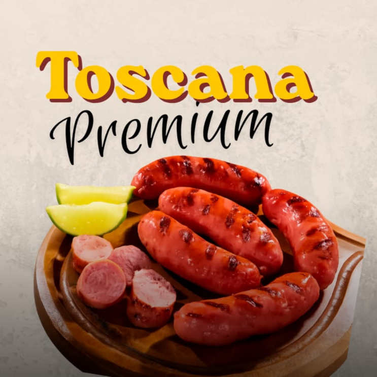 Delicie-se com nossa irresistível Toscana Premium! Porção composta de 6 unidades (gomos) + acompanhadas de batatinhas assadas.
