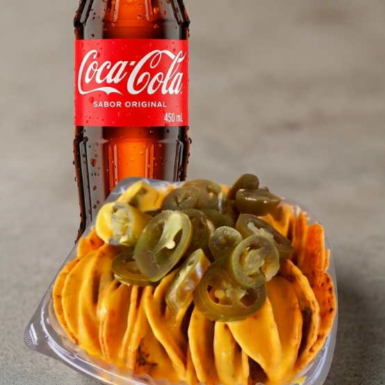 Nachos + 1 Coca cola 450ml
