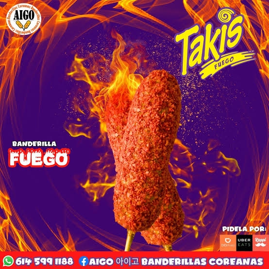 Banderilla Takis Fuego