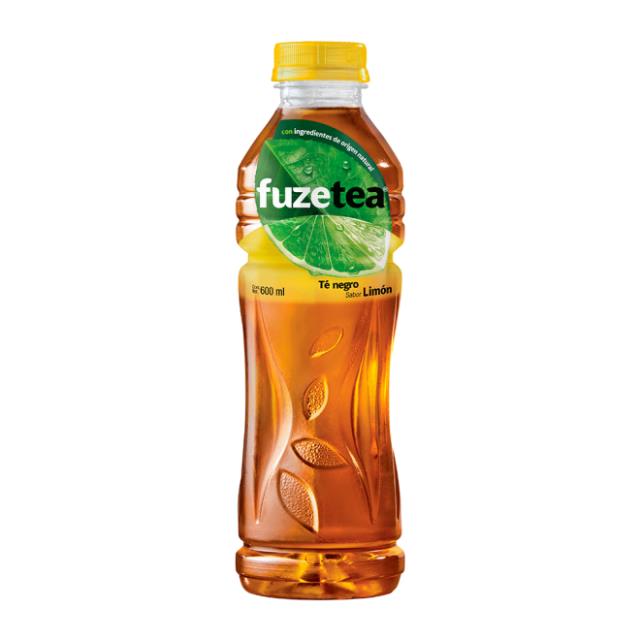 TÉ NEGRO FUZE TEA SABOR LIMÓN 600 ML
