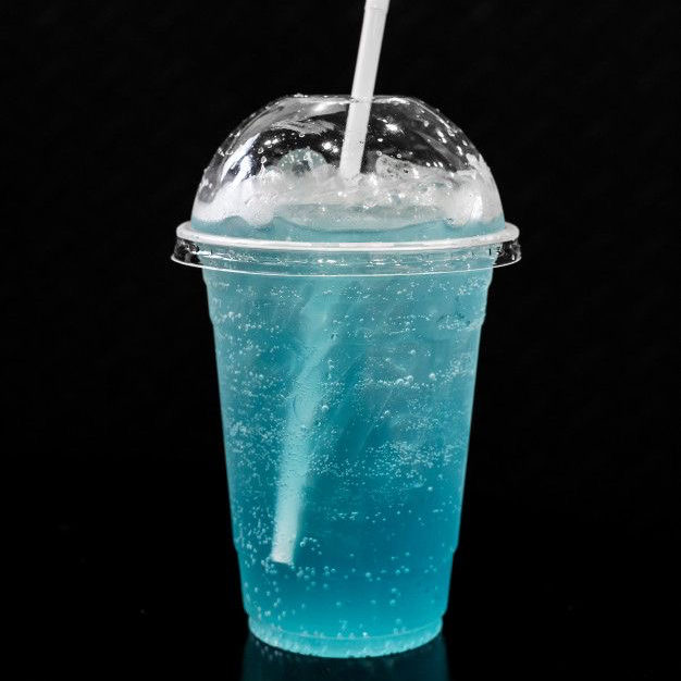 Soda italiana de blueberry