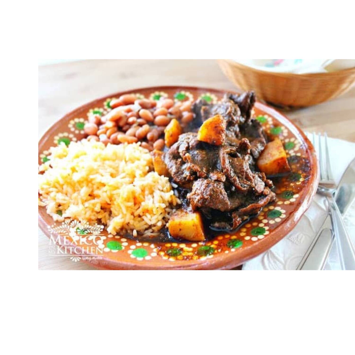 Comida Bistec de Cerdo en Pasilla