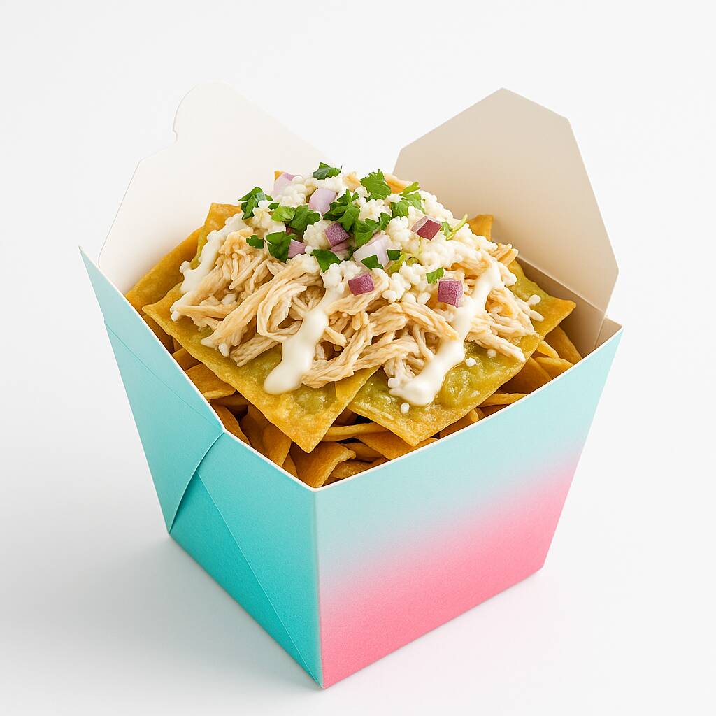 Chilaquiles con Pollo.