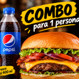 COMBO CARNIVORA + PEPSI