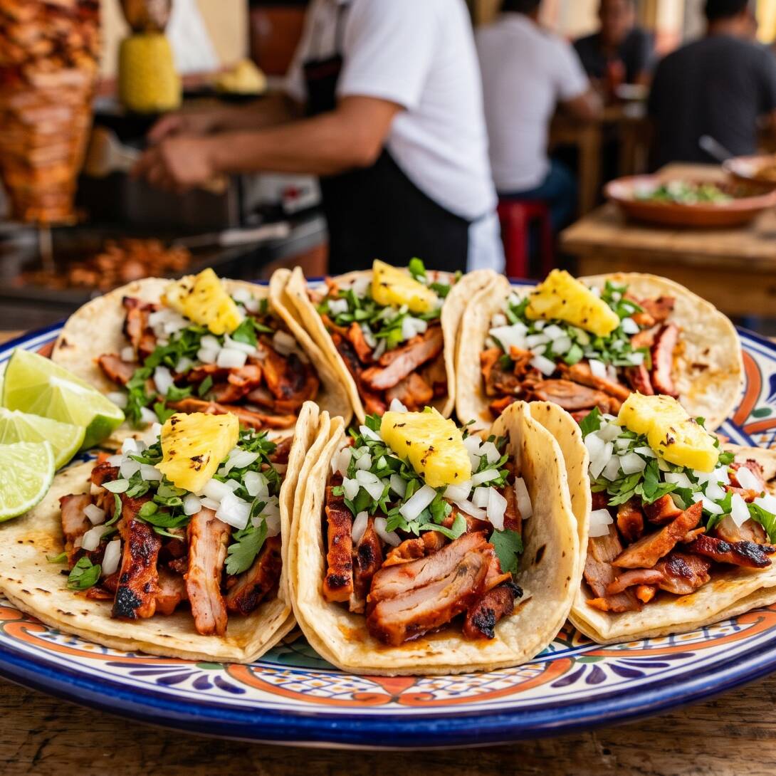 Tacos de Pastor (5 piezas)