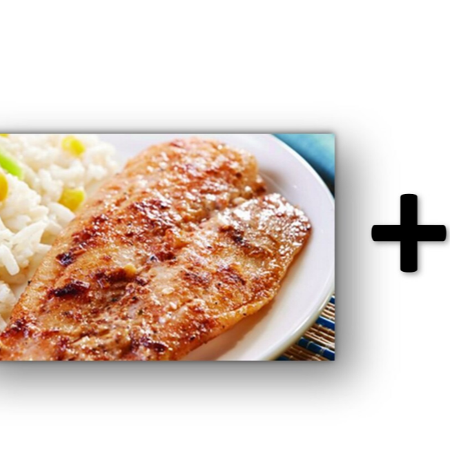 Filete Pescado + Papas Gajo + Refresco