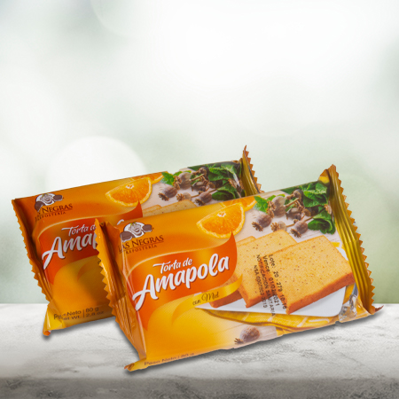 Porcion Individual Torta sabor a Naranja