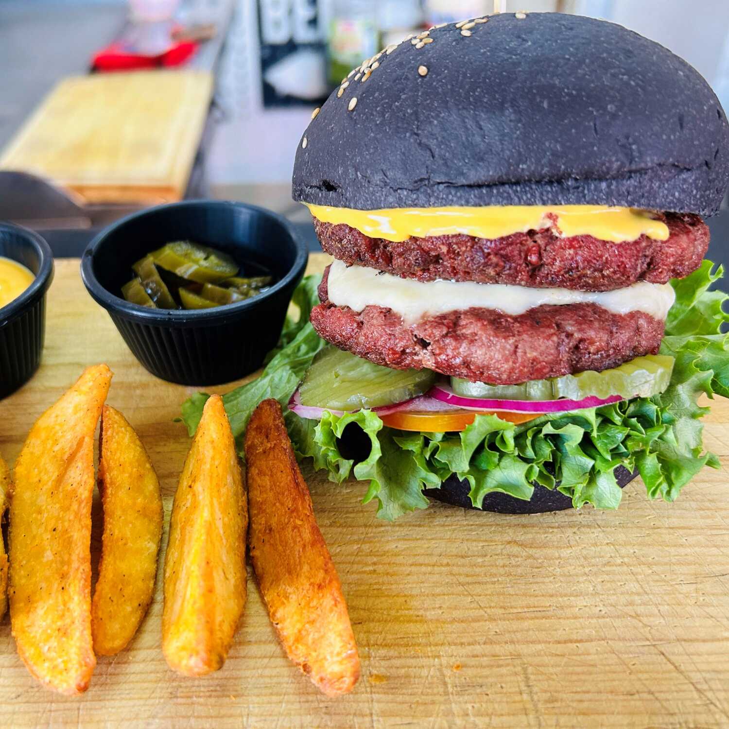 hamburguesa black