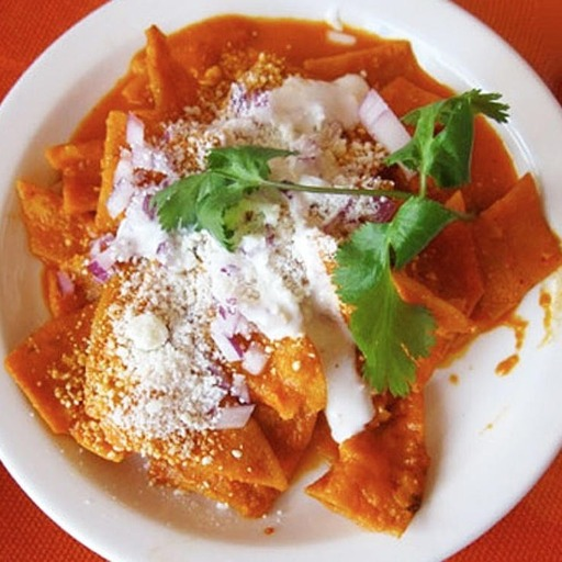 Chilaquiles Rojos.