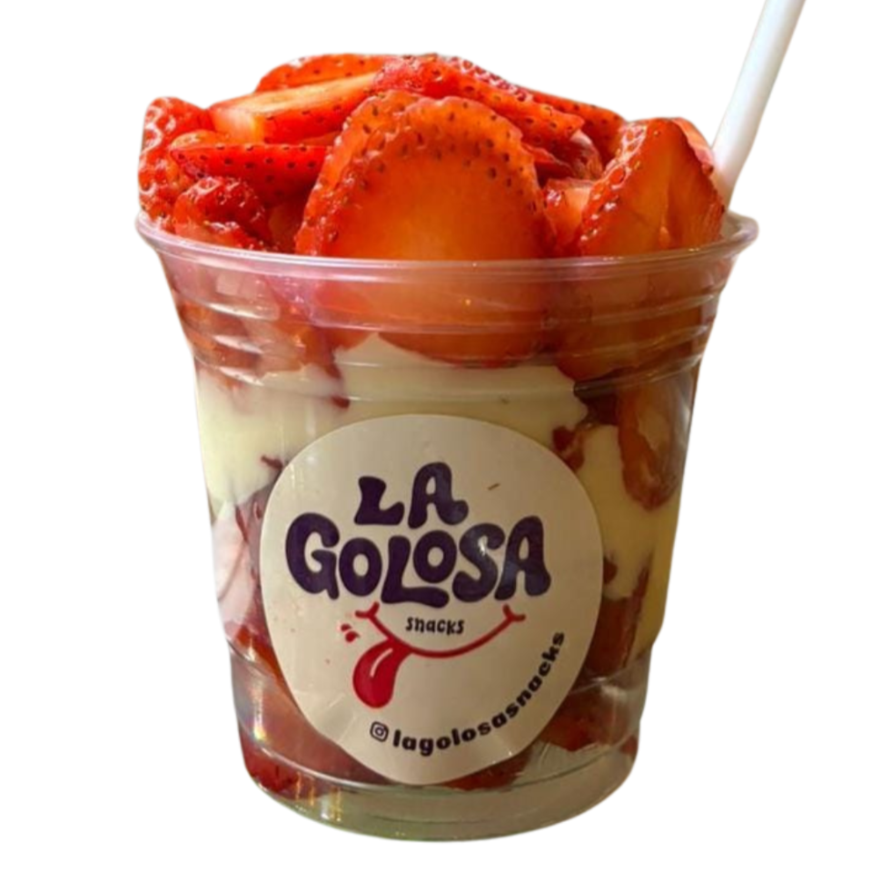 Fresas con Crema Especiales Chica