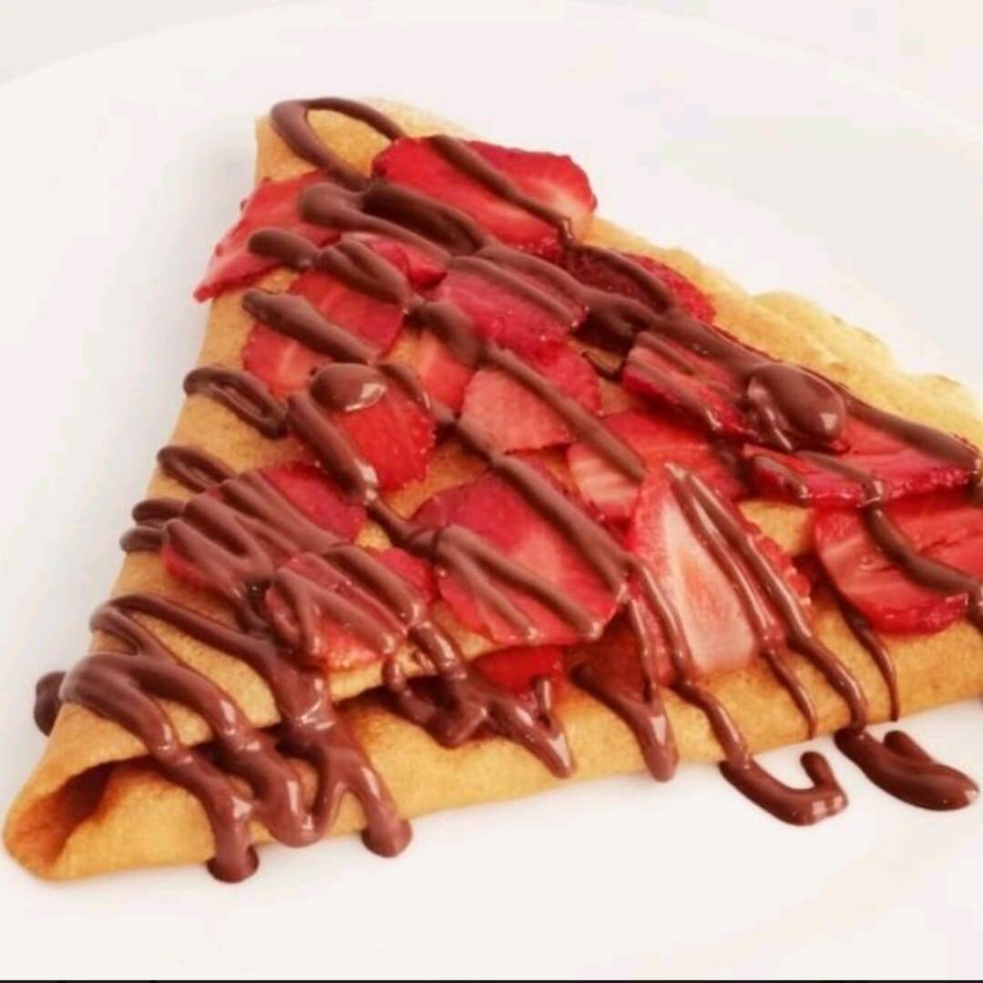 Crepa de nutella con fresa
