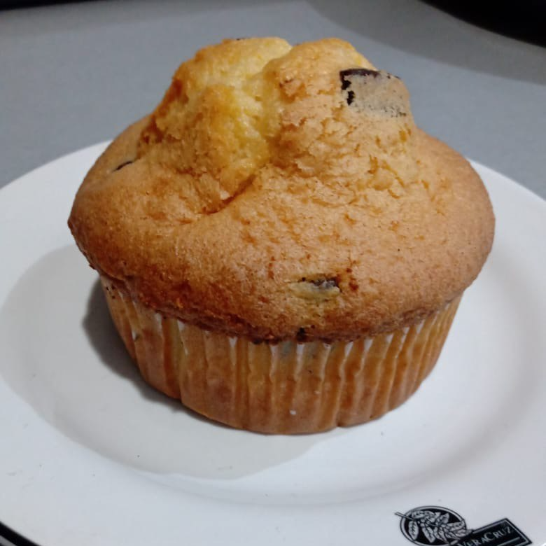 Muffin de Vainilla con Chispas de Chocolate
