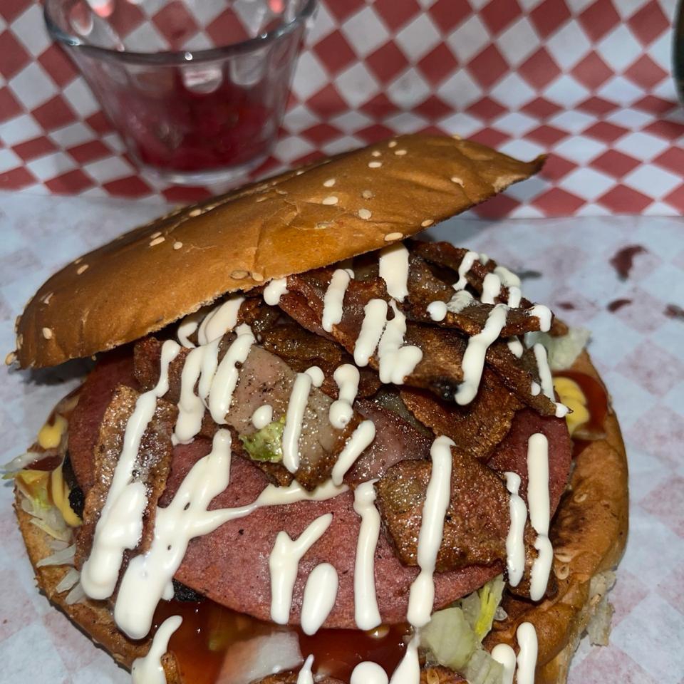 HAMBURGUESA DE TOCINO