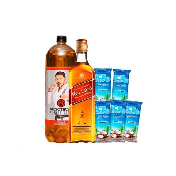 1 RED LABEL 1L
1 ENERG. MINOTAURO 2L QUENTE
5 ICE STONE COCO