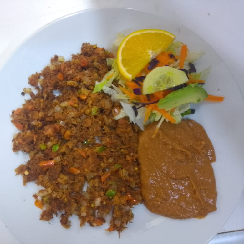 Machaca con Verdura