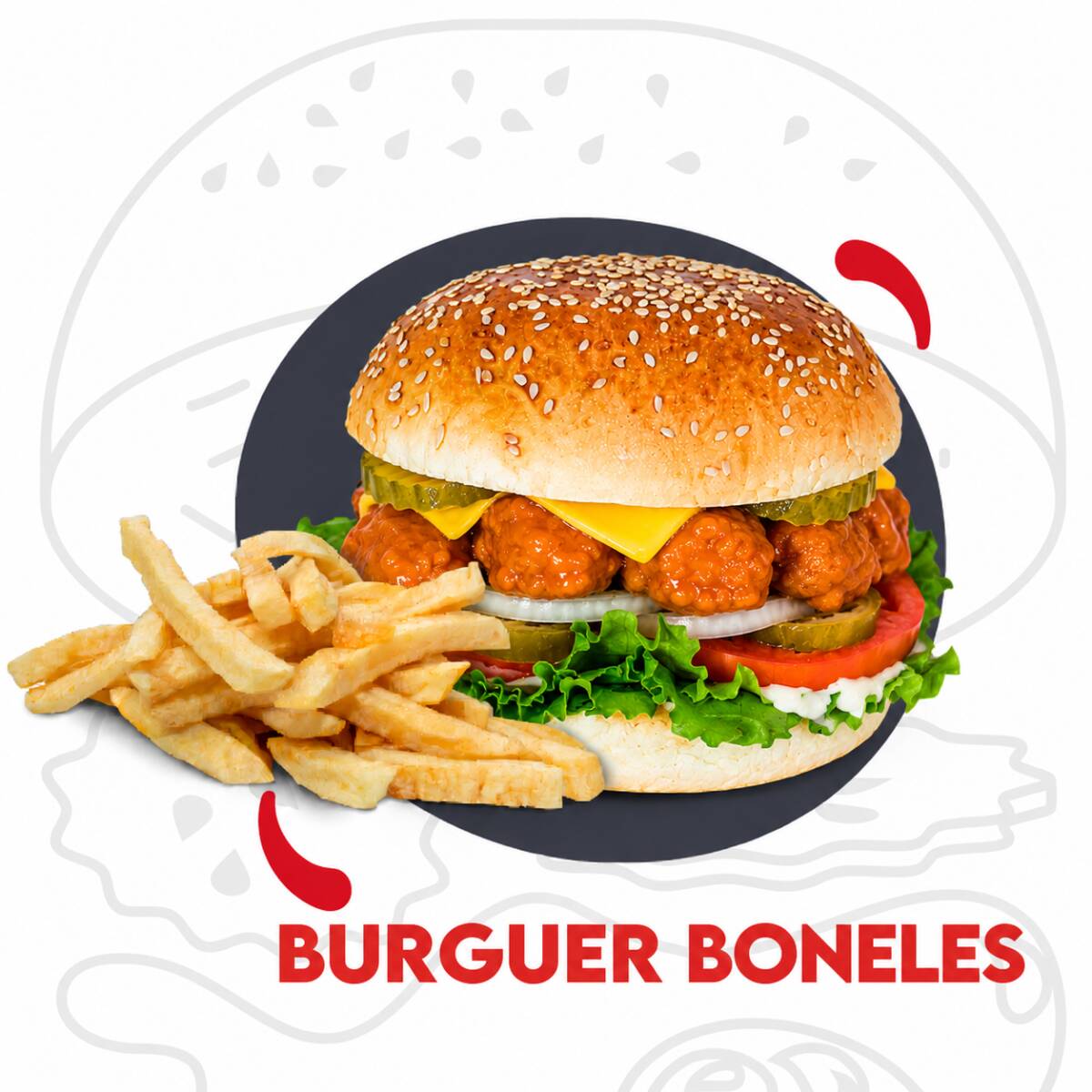 Burger Boneless