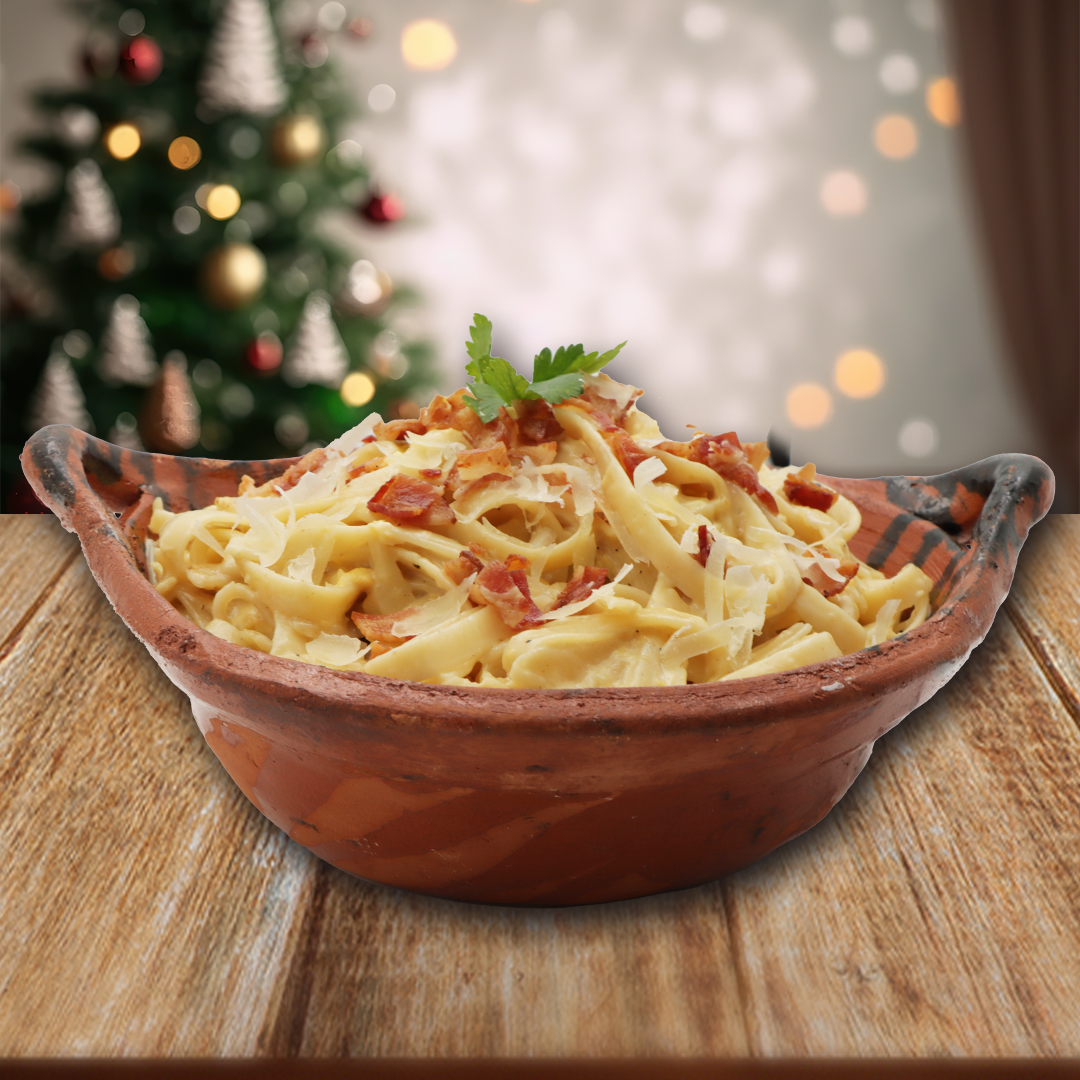 Fetuccine a la carbonara