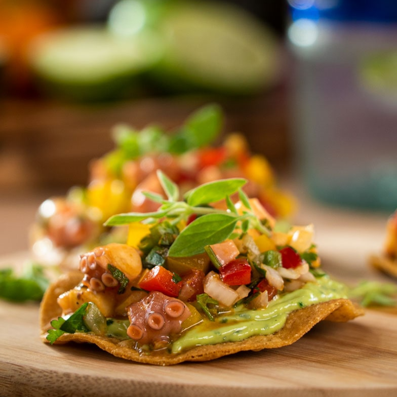 Tostada de Ceviche