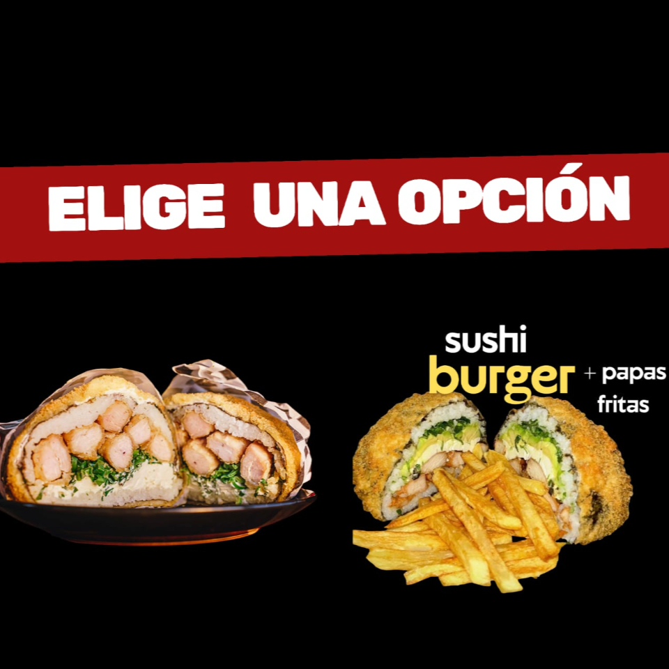 2x1 SUSHI BURGER EMPANIZADAS + SALSA DULCES